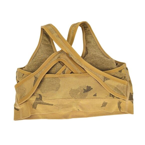 Gymshark Adapt Yellow Camo Bra and Shorts Set S/M - Picture 4 of 10